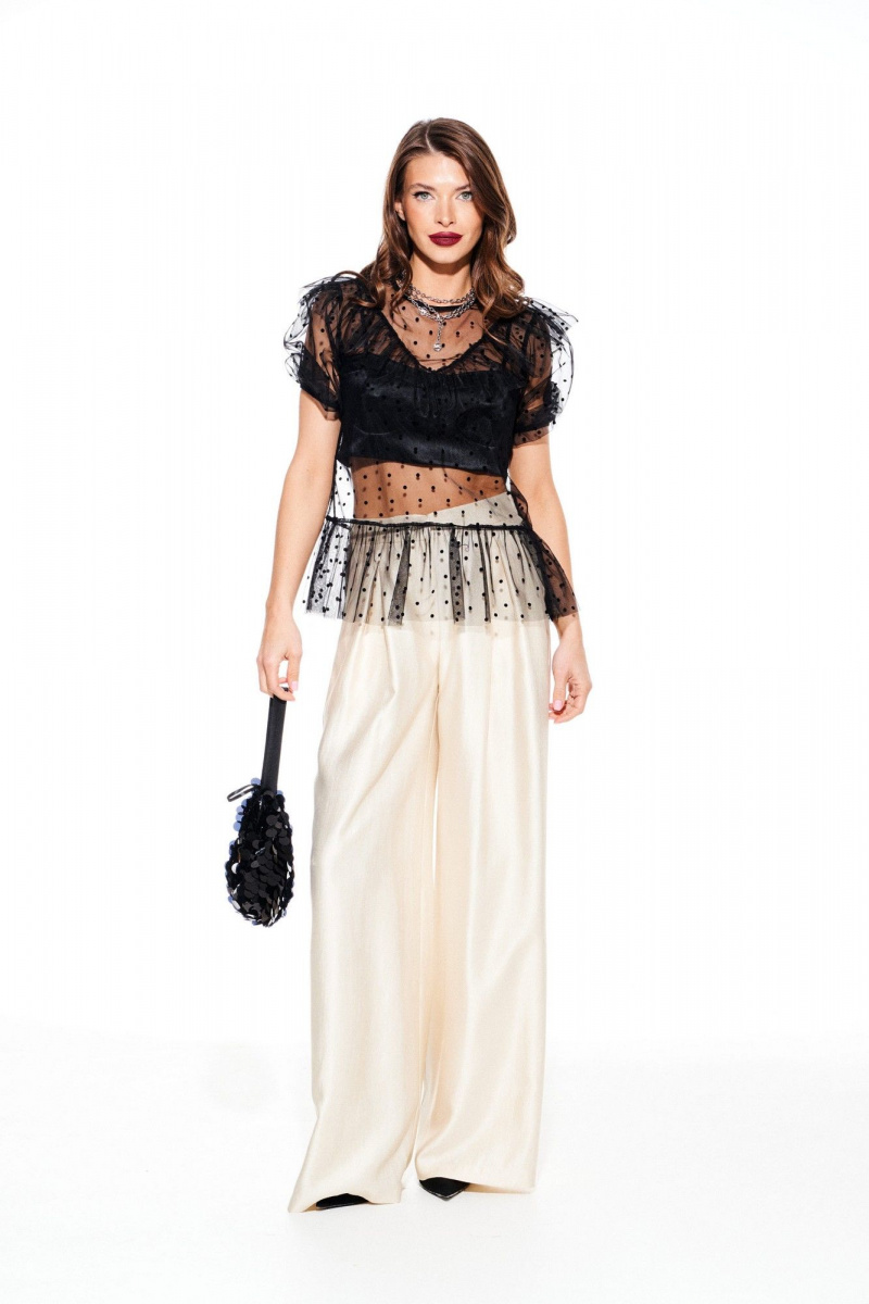 Брюки ELLETTO LIFE 2372 сливочный