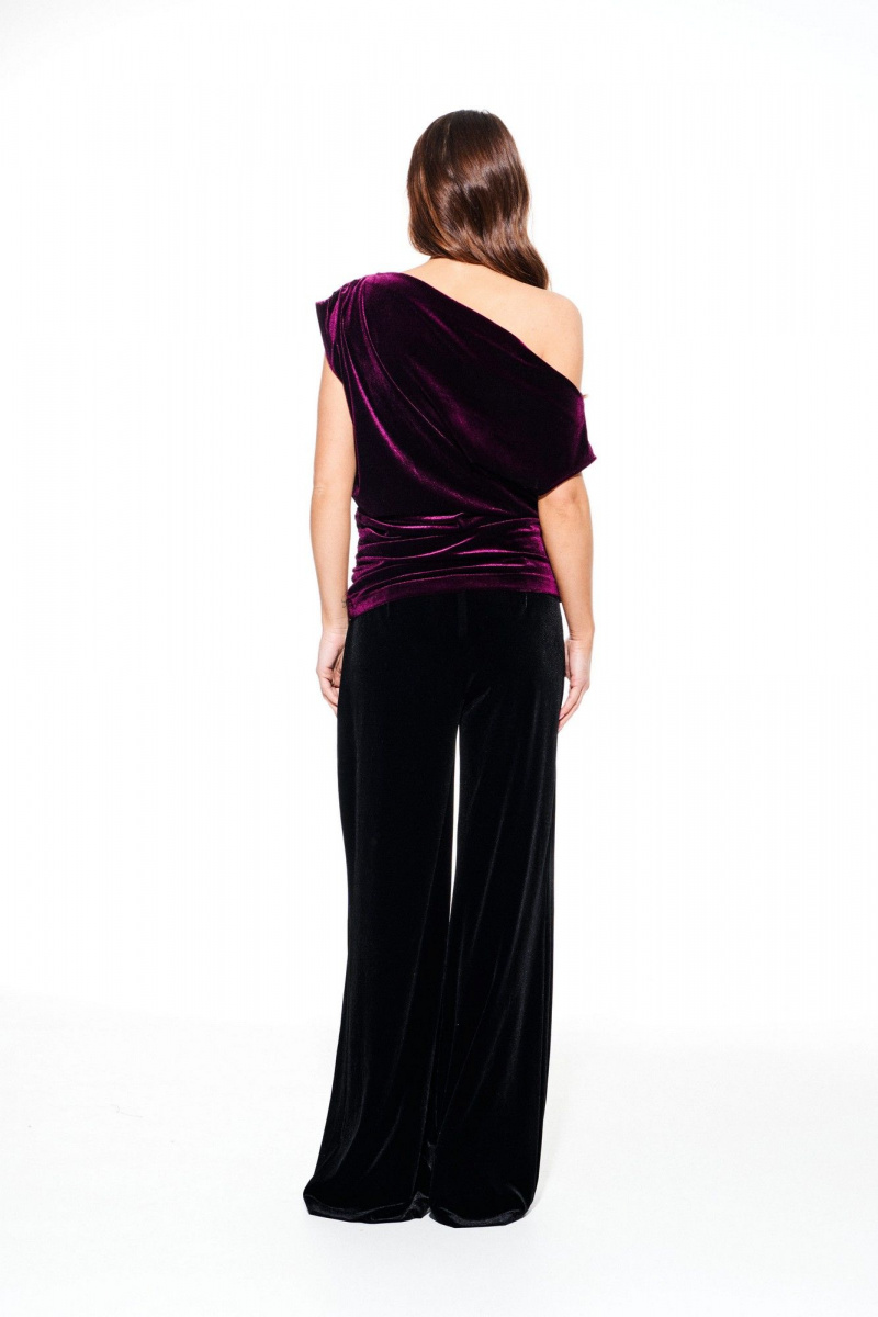 Блузы ELLETTO LIFE 3923 баклажан