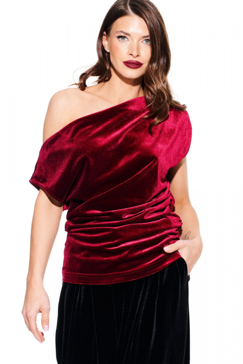 Блузы ELLETTO LIFE 3923 вишня