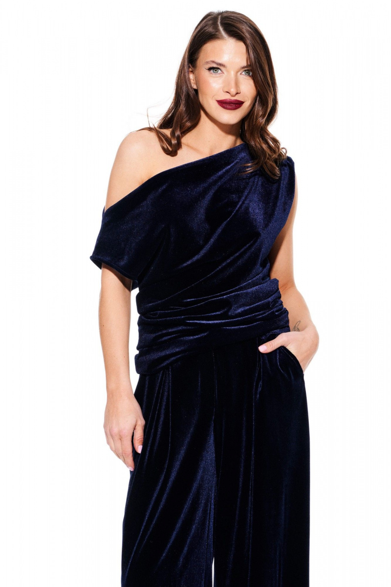 Блузы ELLETTO LIFE 3923 синий