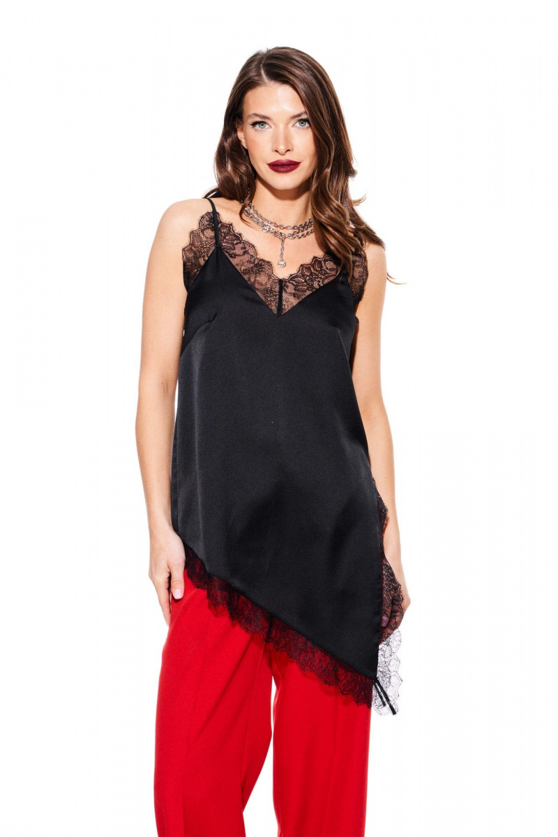 Блузы ELLETTO LIFE 3924 черный