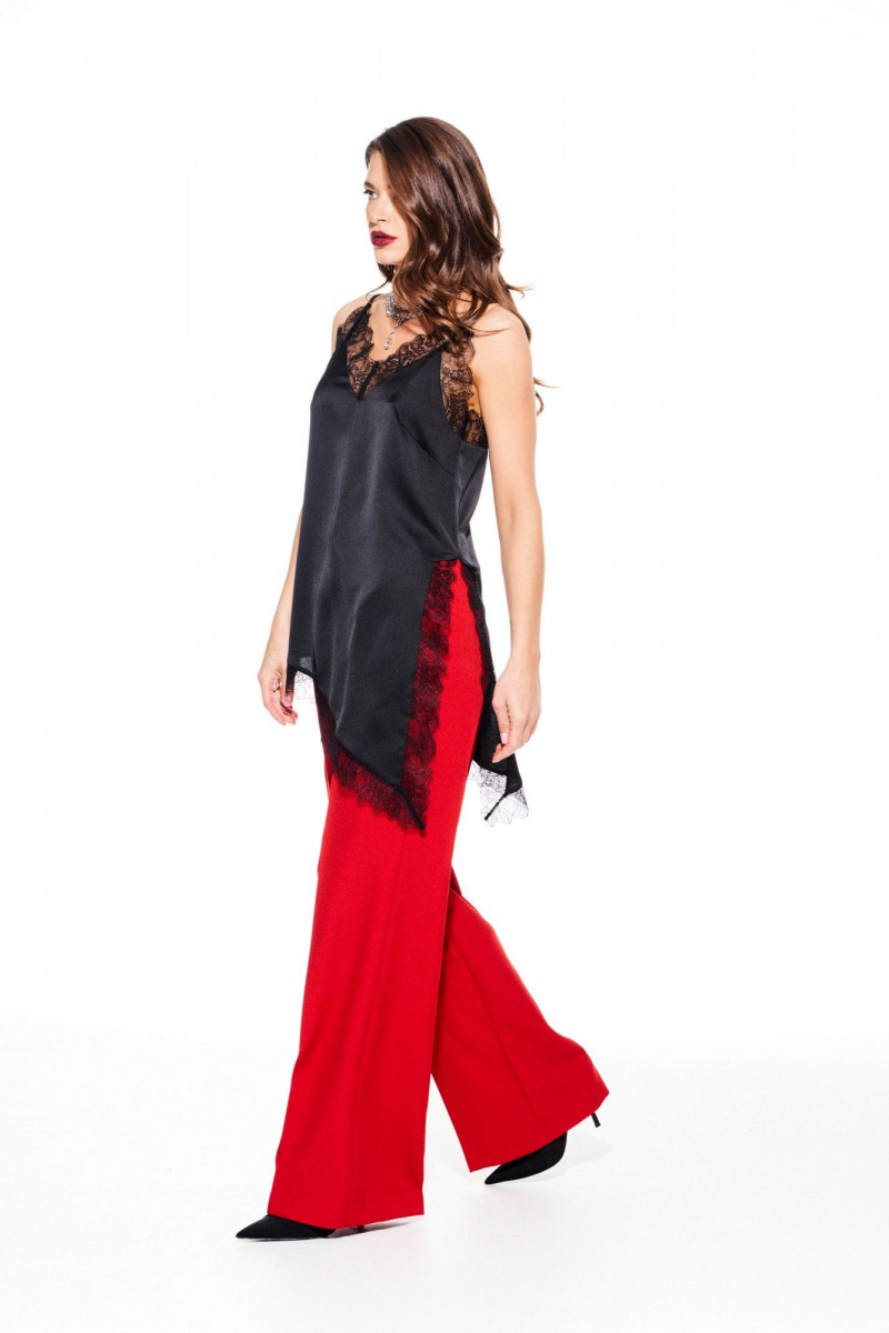 Блузы ELLETTO LIFE 3924 черный