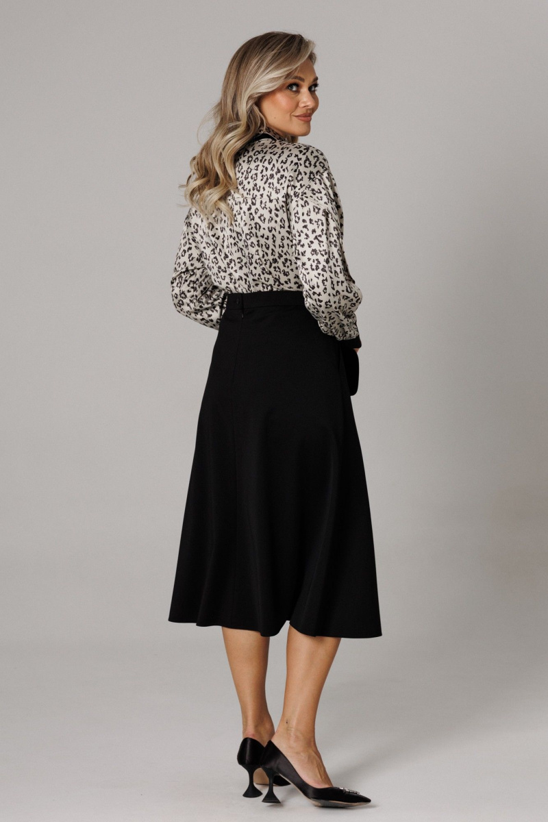 Юбочный комплект Anastasia 1306 платина/черный