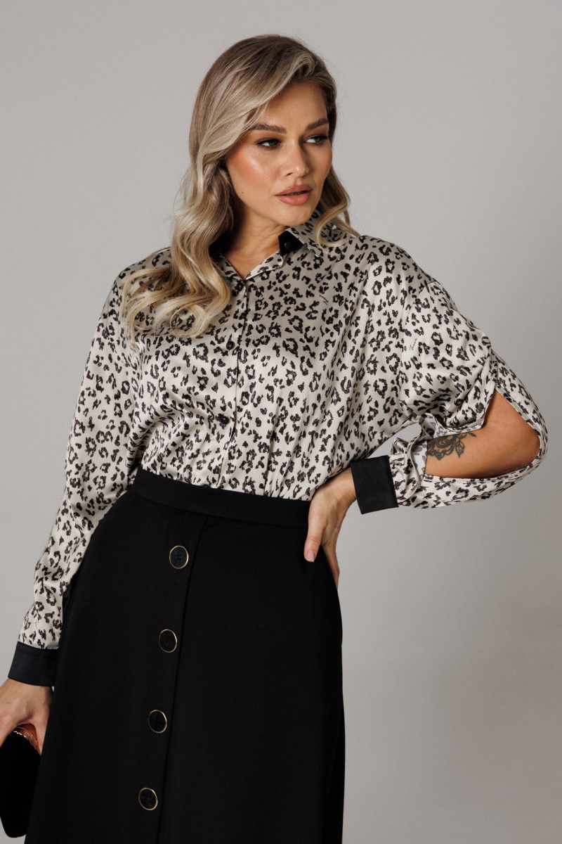 Юбочный комплект Anastasia 1306 платина/черный