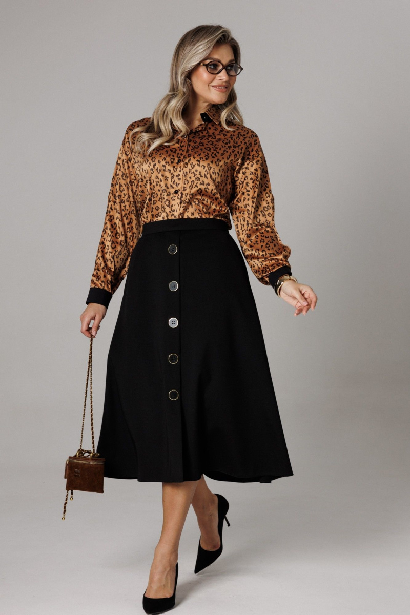 Юбочный комплект Anastasia 1306 золото/черный