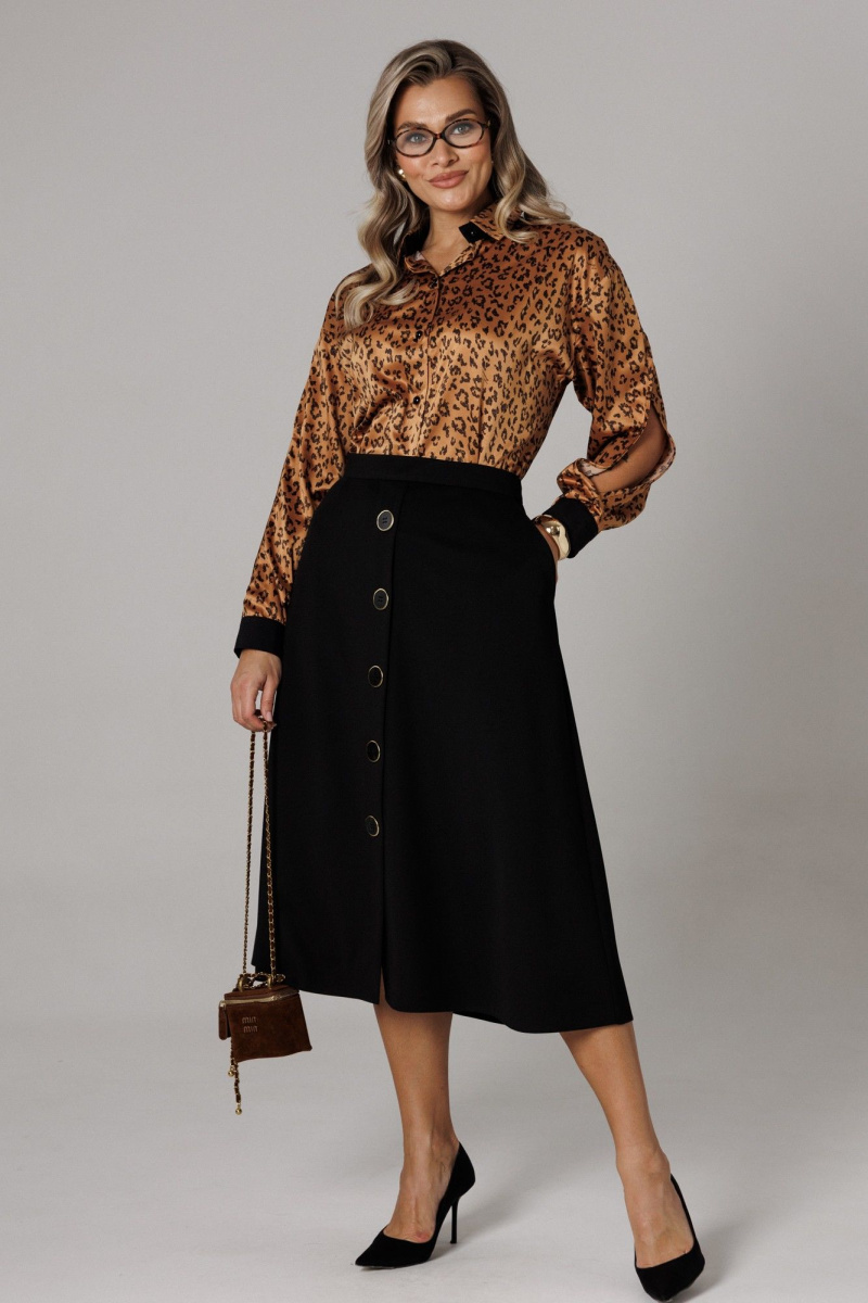 Юбочный комплект Anastasia 1306 золото/черный