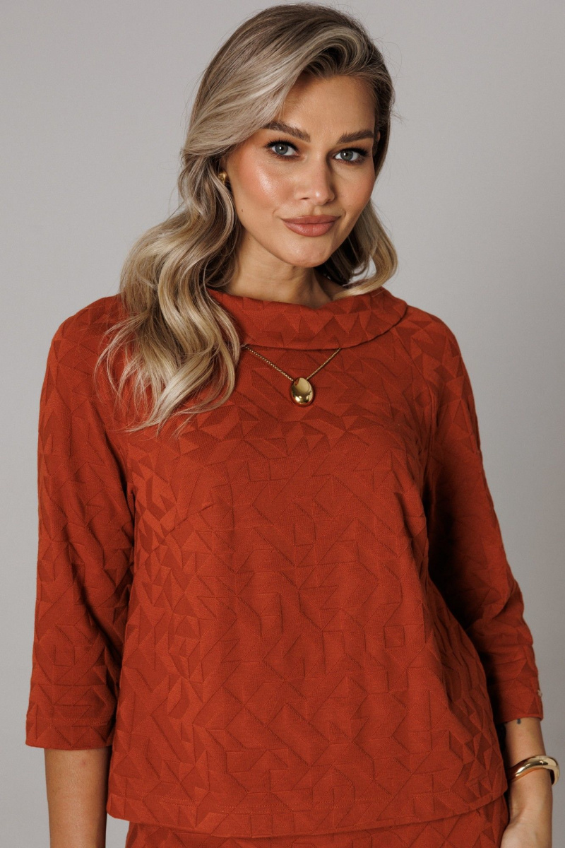 Юбочный комплект Anastasia 1303 терракот