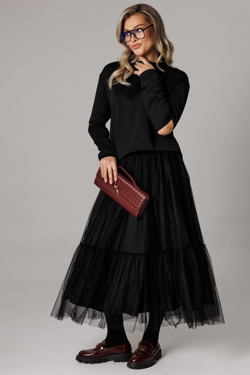 Юбочный комплект Anastasia 1294 черный