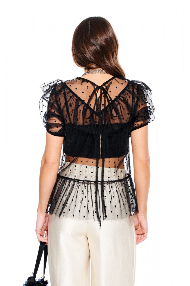 Блузы ELLETTO LIFE 3934 черный