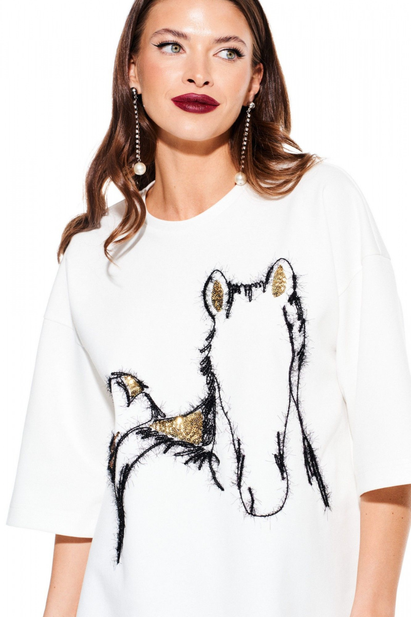 Джемперы ELLETTO LIFE 3938 молочно-золотой