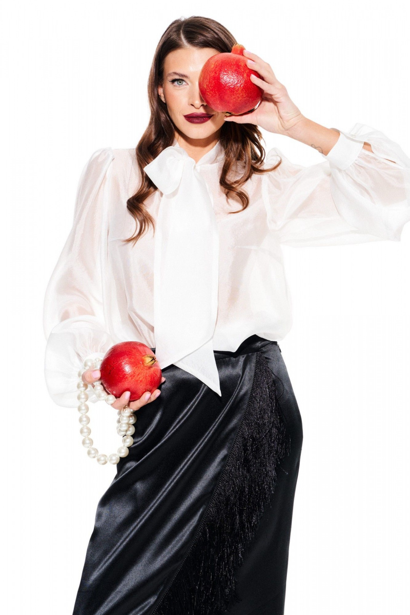 Блузы ELLETTO LIFE 3939 белый