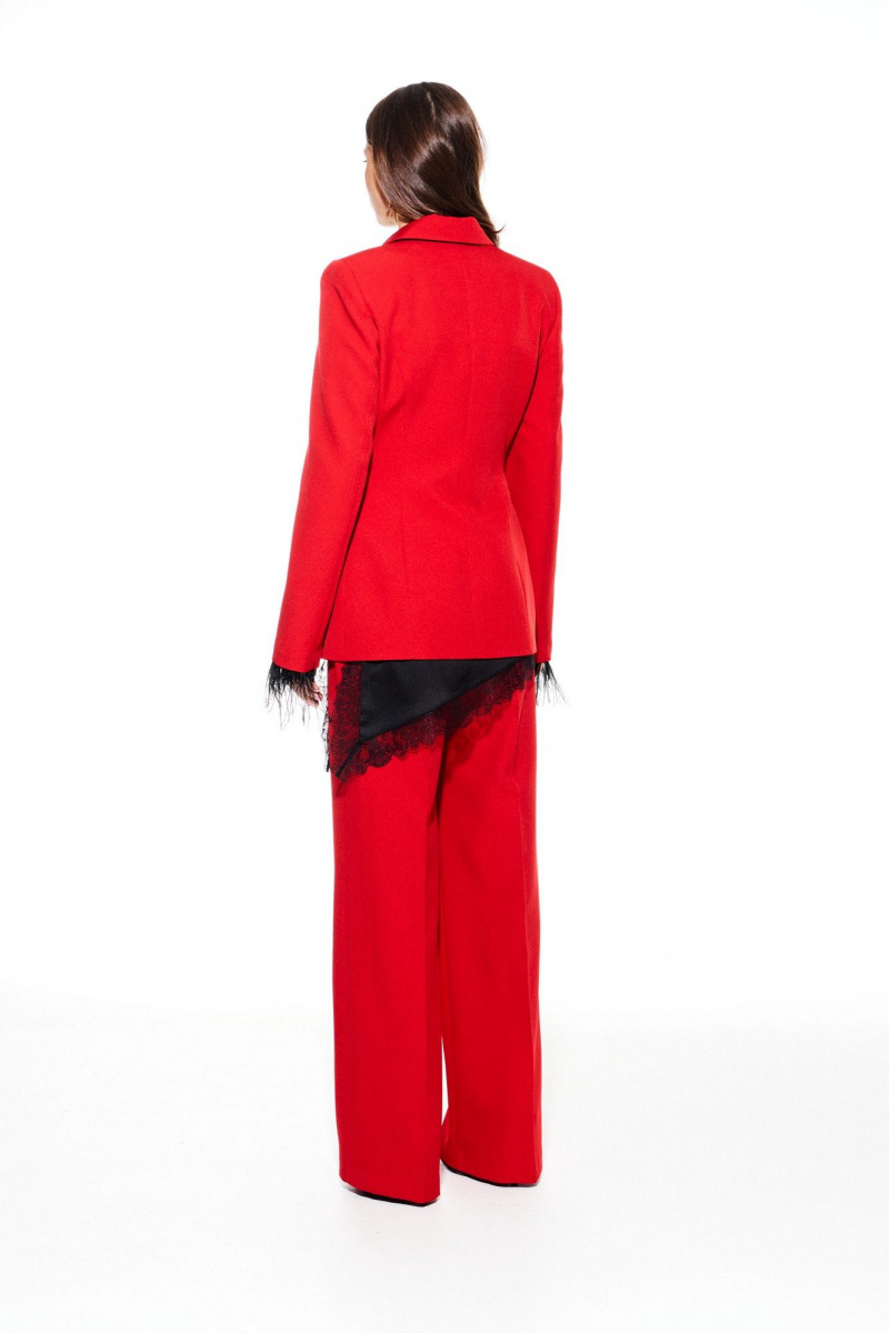 Брючный костюм ELLETTO LIFE 5319 красный