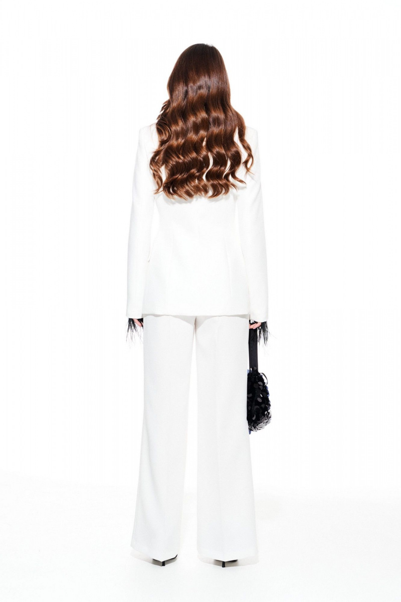 Брючный костюм ELLETTO LIFE 5319 белый