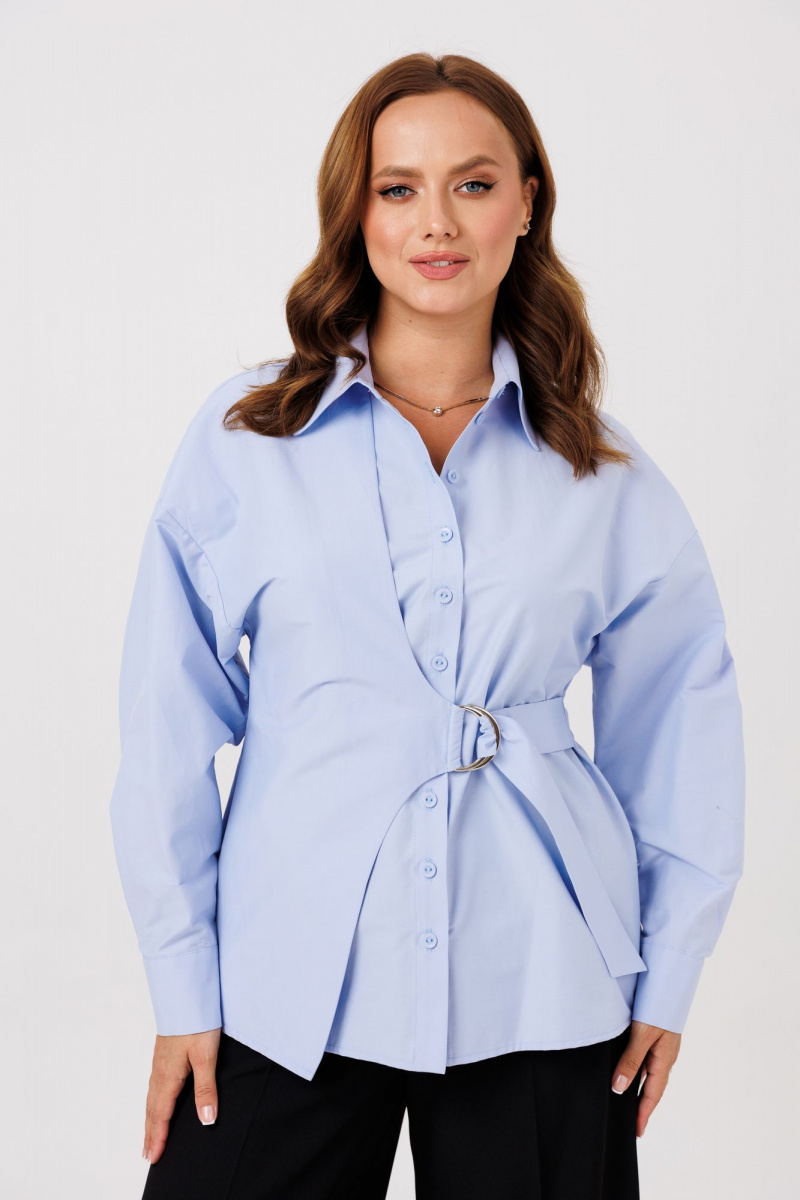 Рубашки Marshop М203 голубой