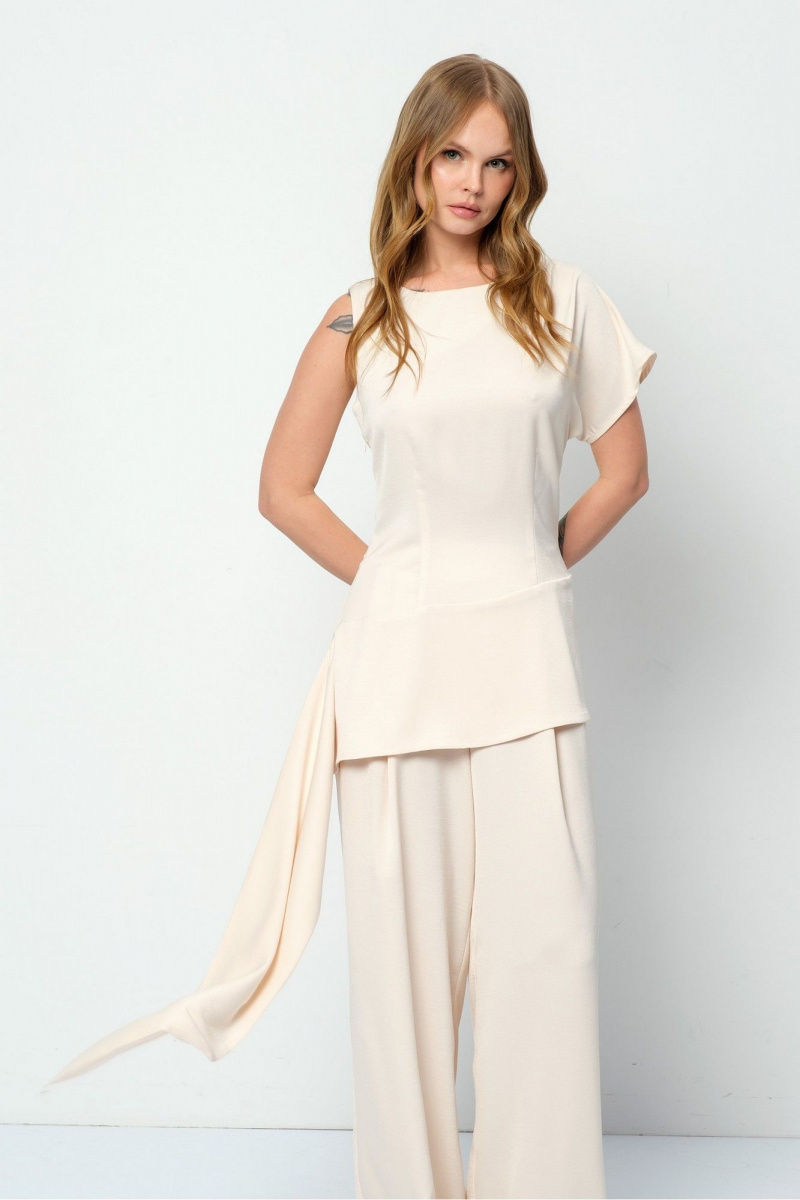 Блузы PiRS 5817 бежевый