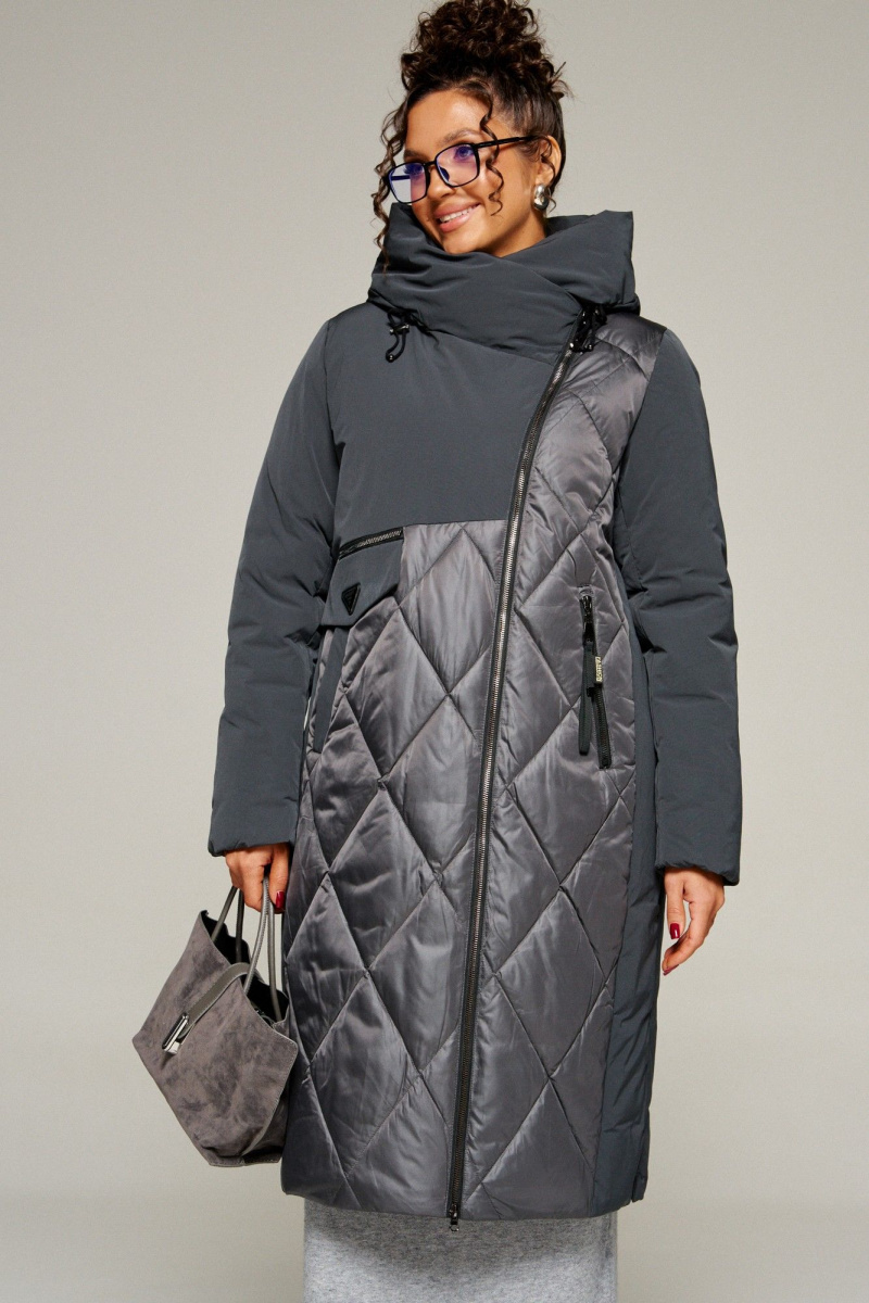 Женское пальто Beautiful&Free 8023 графит