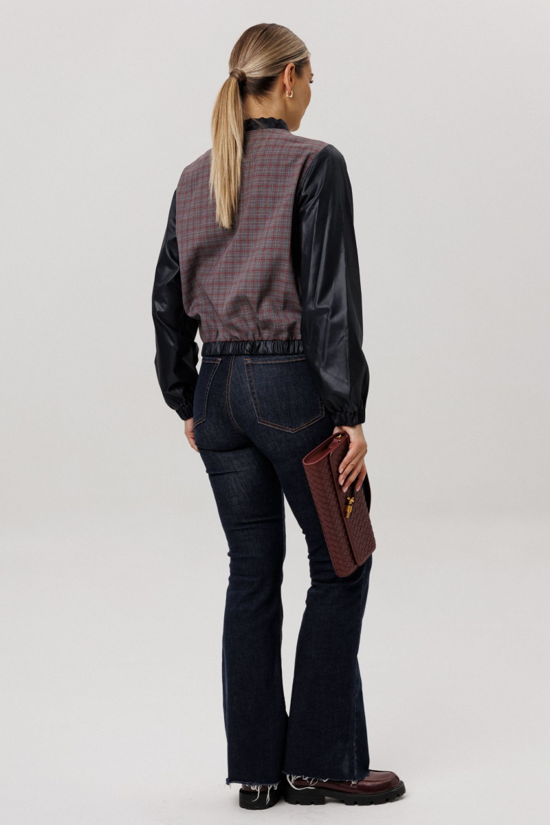 Женский бомбер Anelli 1378 винчестер