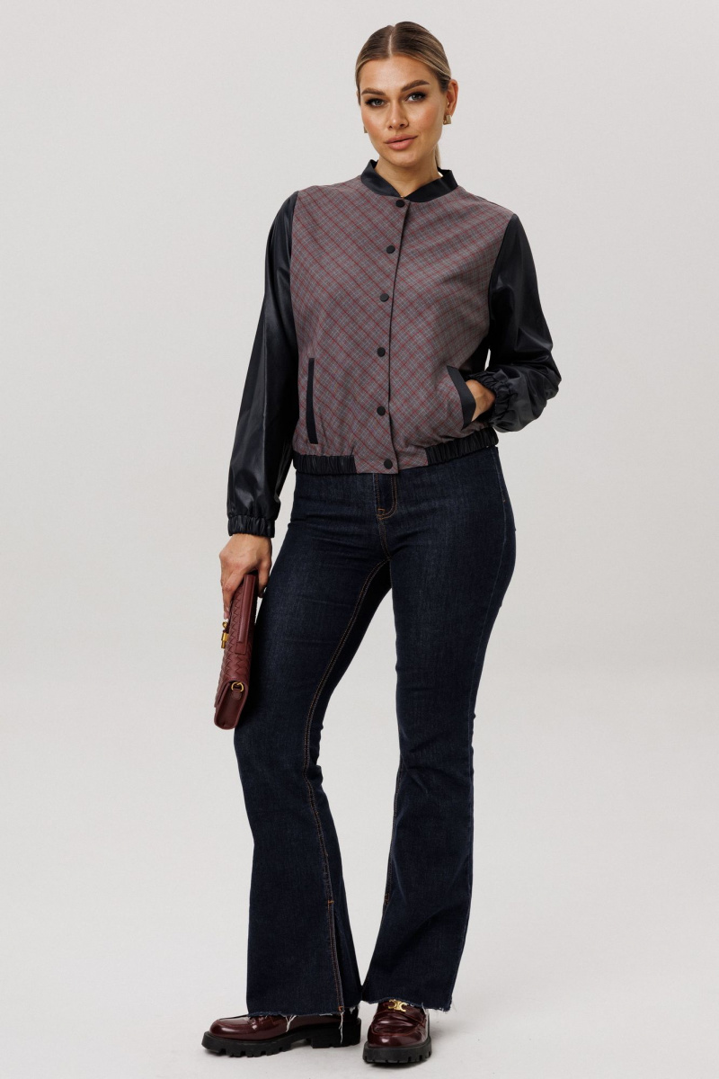 Женский бомбер Anelli 1378 винчестер