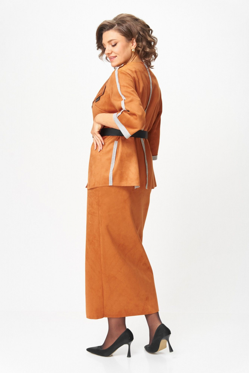 Юбочный костюм Michel chic 1388/1 рыжий