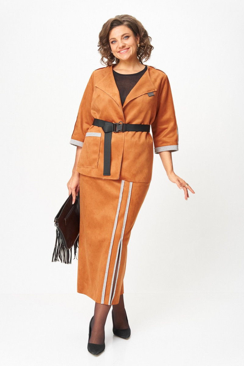 Юбочный костюм Michel chic 1388/1 рыжий