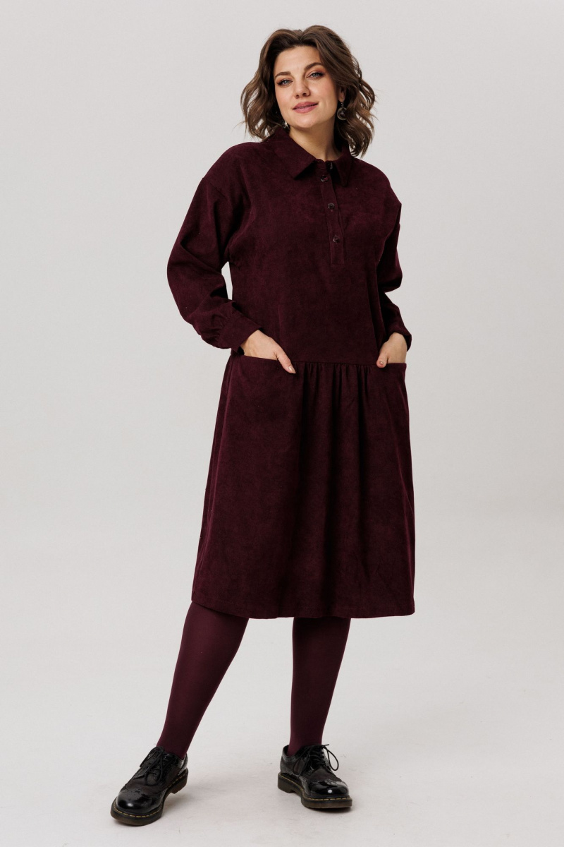 Платья Anelli 1730 морозная_вишня