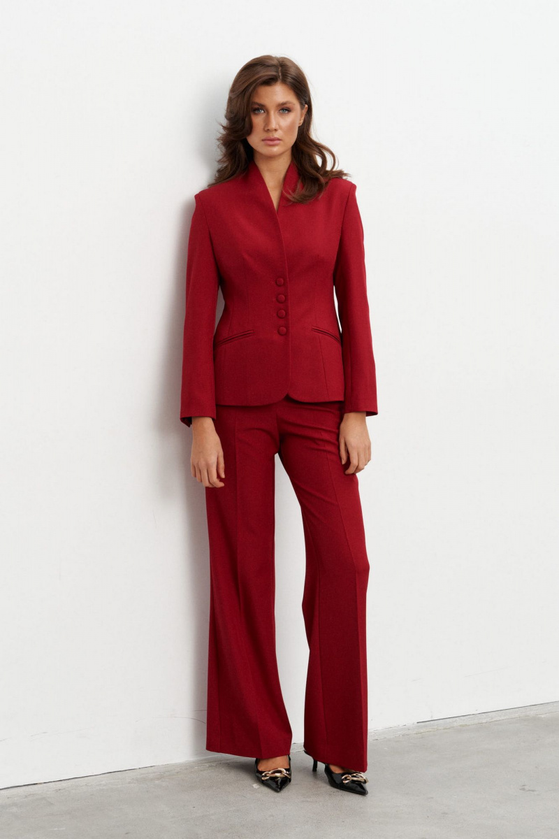 Брючный костюм KaVaRi 8045.2 бургунди