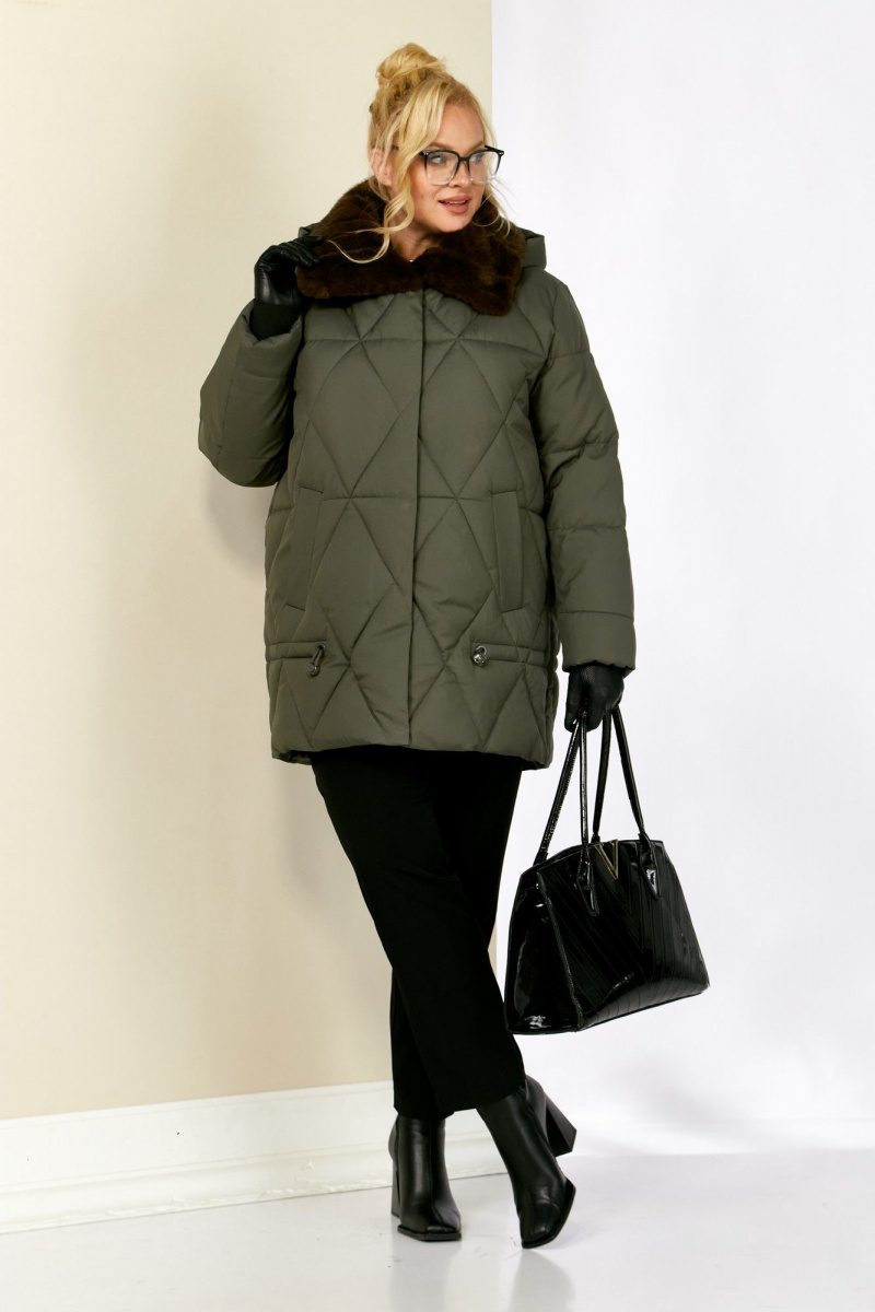 Женская куртка Shetti 2207 лесной