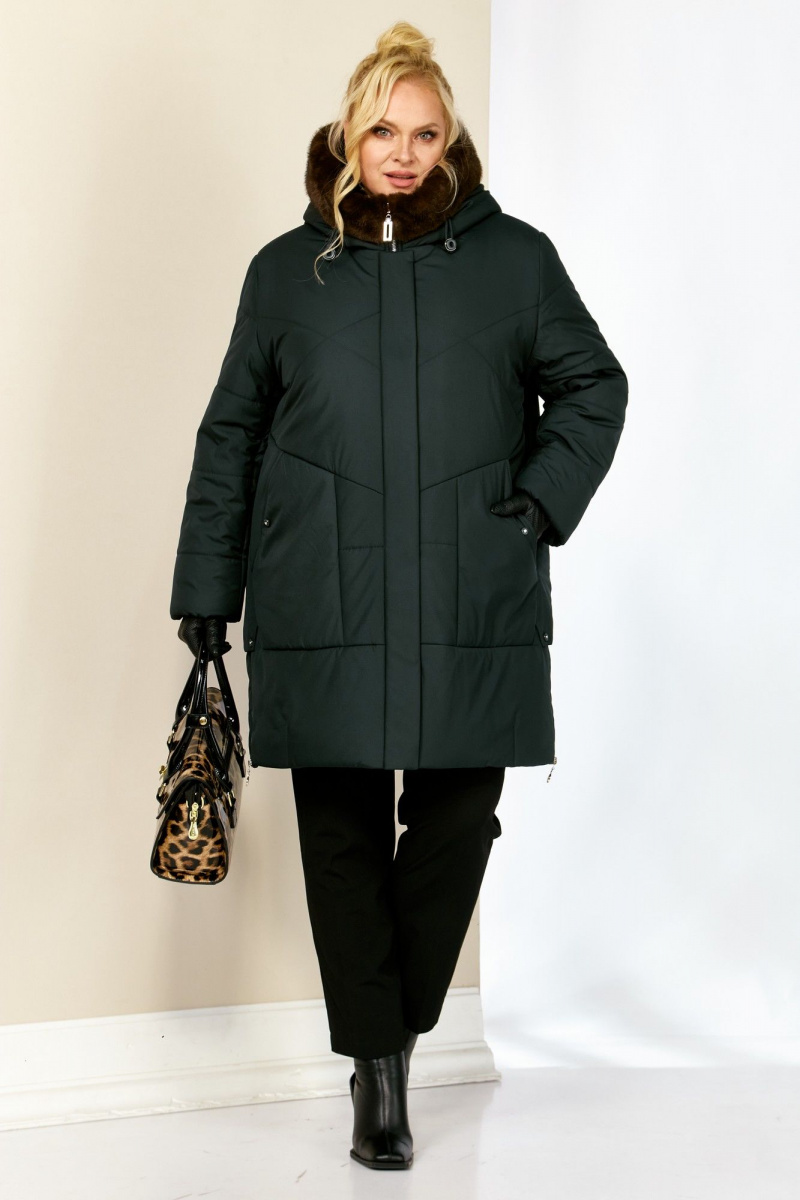 Женская куртка Shetti 2208 изумруд