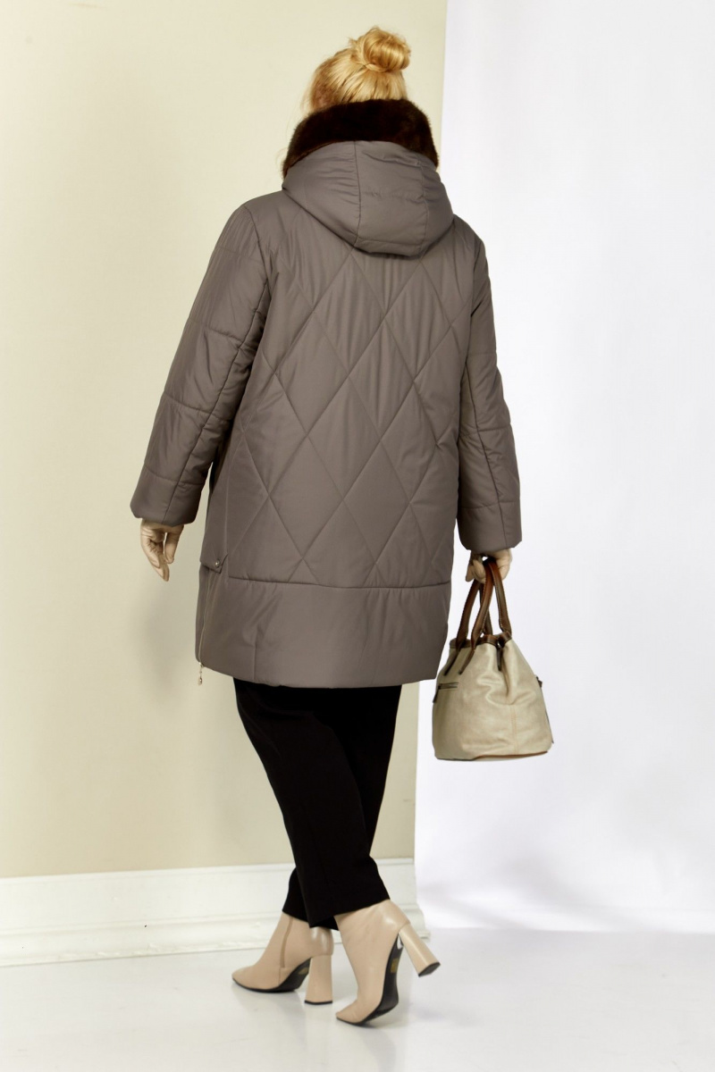 Женская куртка Shetti 2208 серо-лиловый