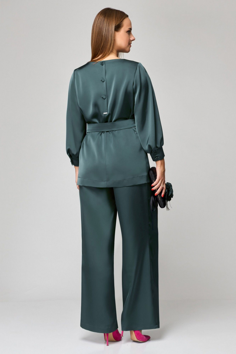 Брючный комплект Мишель стиль 1160-1 изумрудный