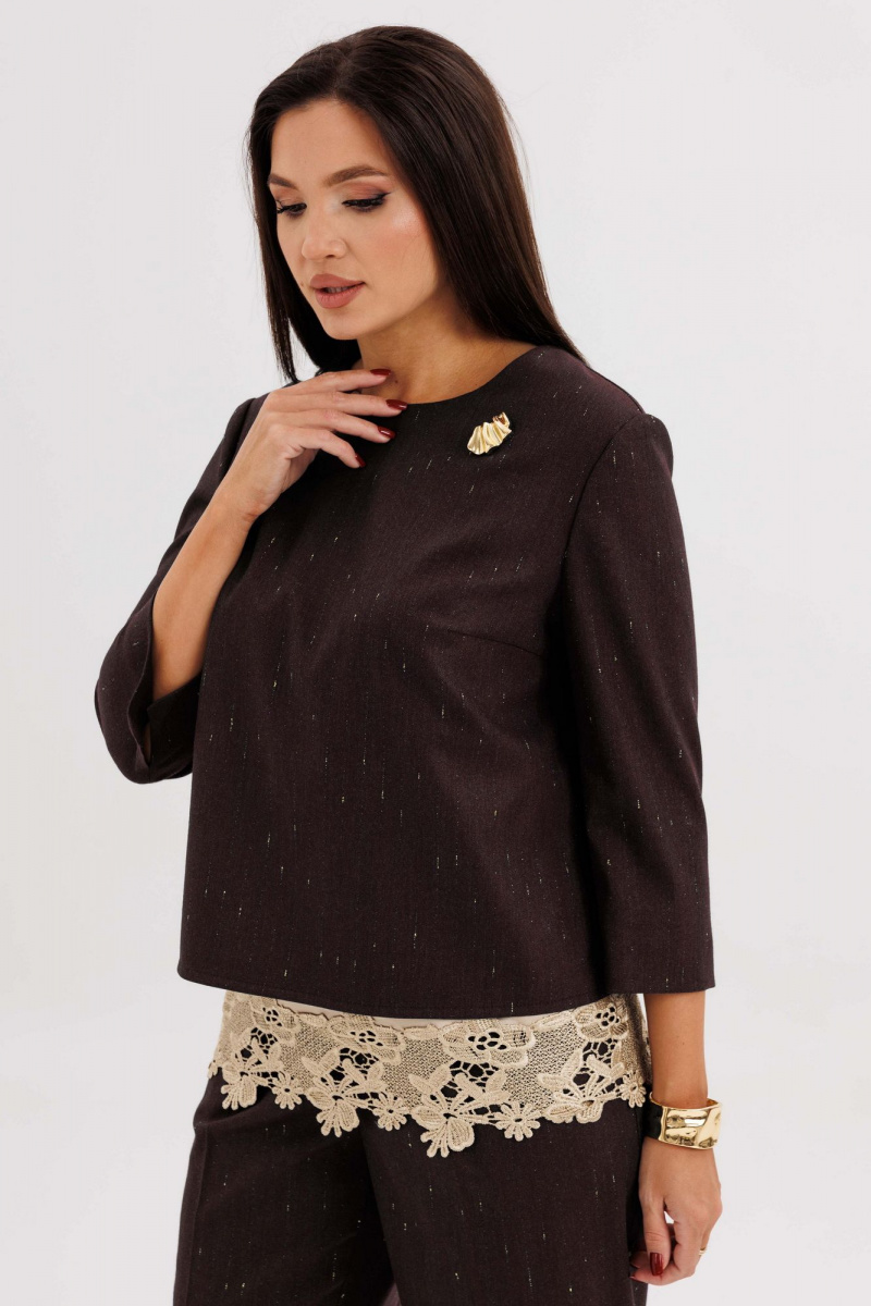 Брючный комплект Fantazia Mod 5318 шоколадный