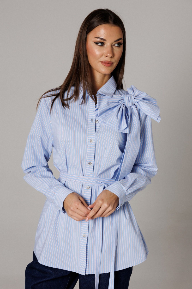 Блузы Ларс Стиль 1181 голубой