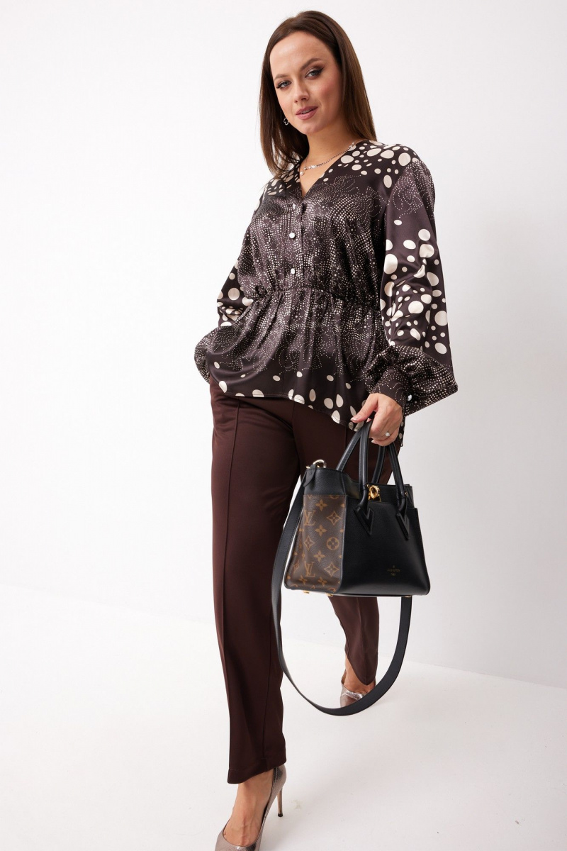 Блузы BegiModa 4146 шоколад
