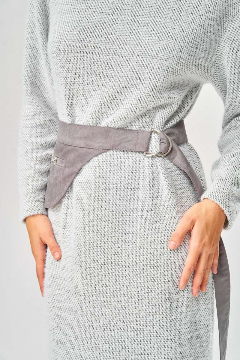 Платья Laikony L-573 серый_зигзаг