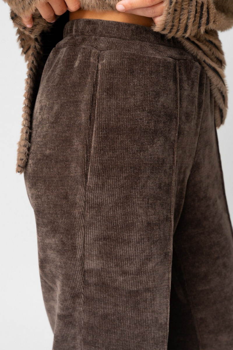 Брюки Laikony L-693-2 капучино+кант