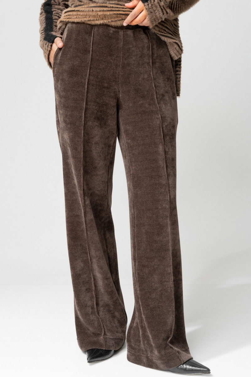 Брюки Laikony L-693-2 капучино+кант