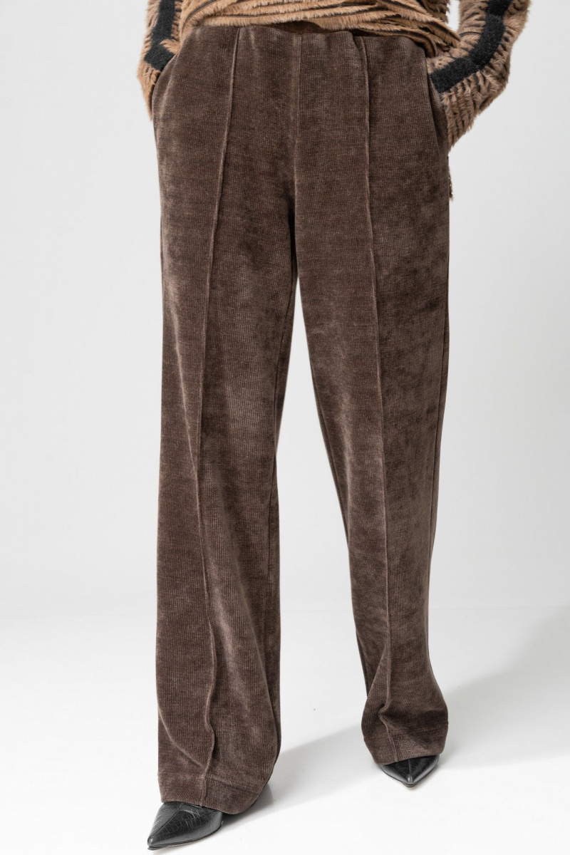 Брюки Laikony L-693-2 капучино+кант