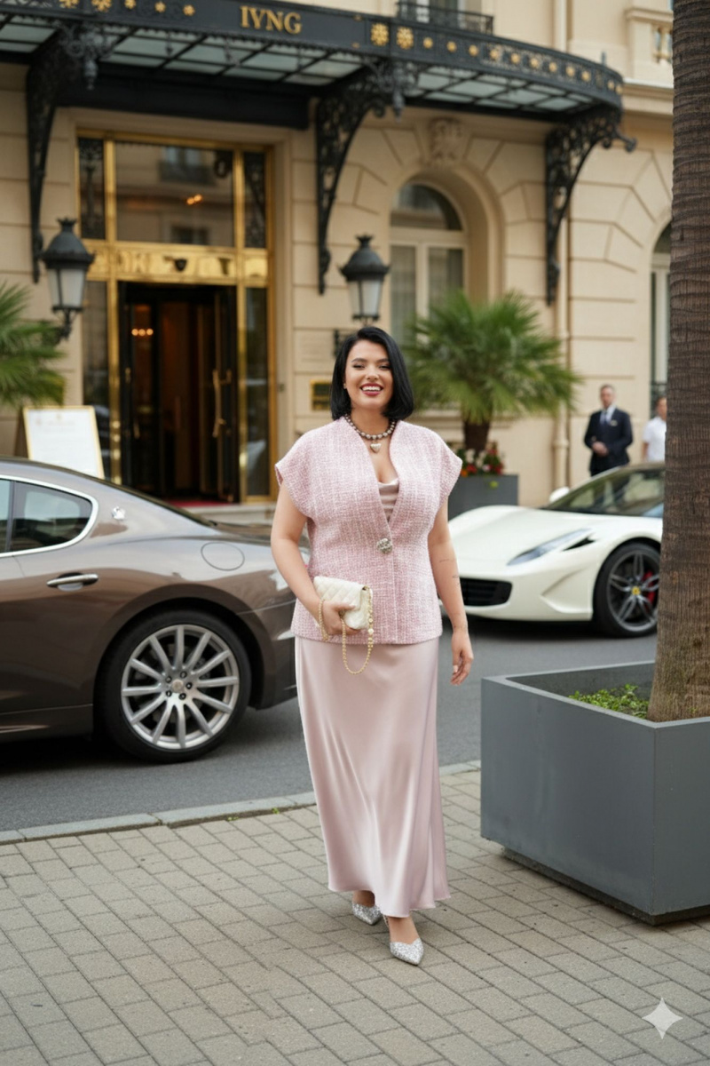 Плательный комплект Vittoria Queen 27583 розовый