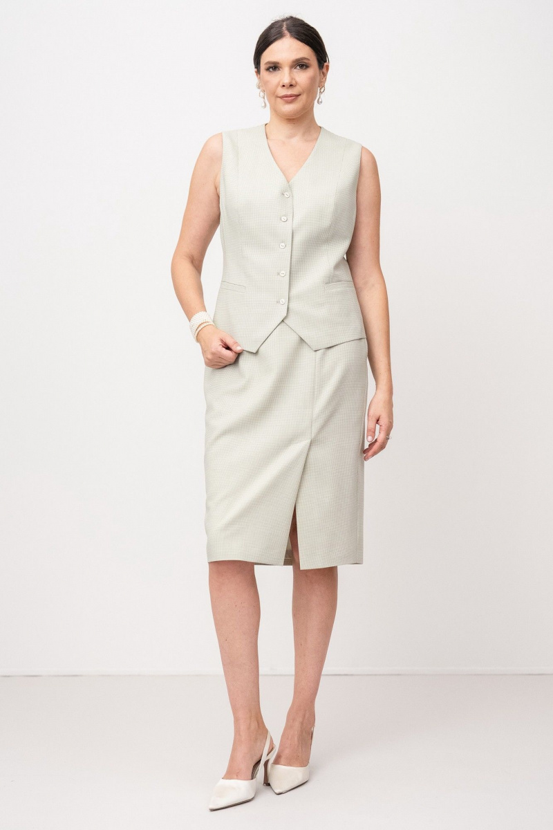 Жилеты FASHION CENTRE Пш-4133 эвкалипт