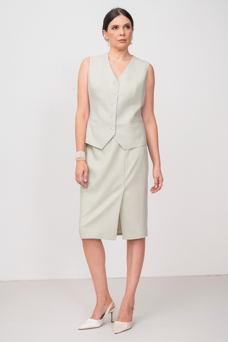 Жилеты FASHION CENTRE Пш-4133 эвкалипт