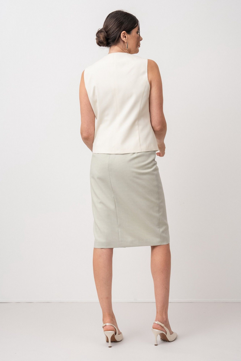 Юбки FASHION CENTRE Пш-4136 эвкалипт