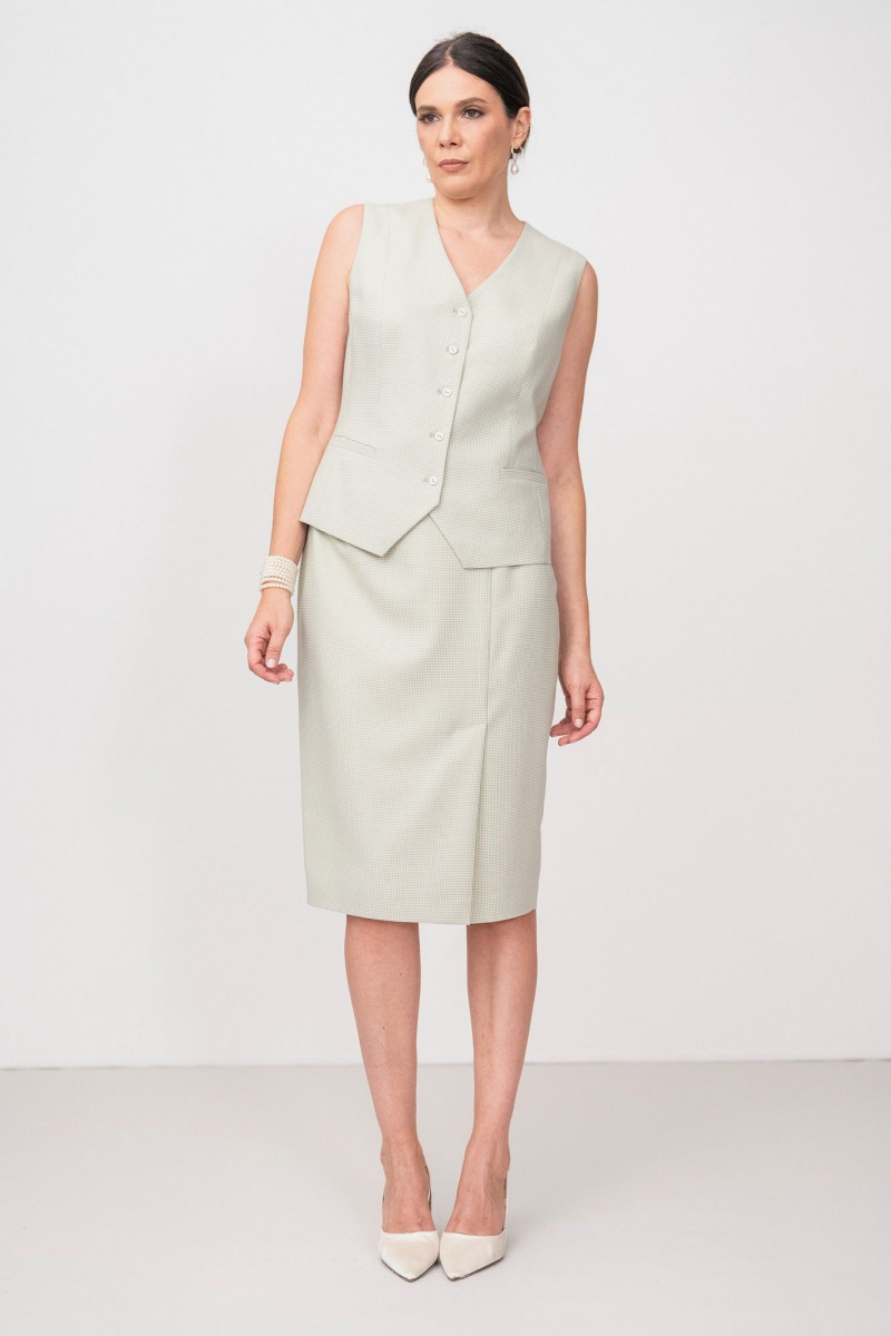 Юбки FASHION CENTRE Пш-4136 эвкалипт