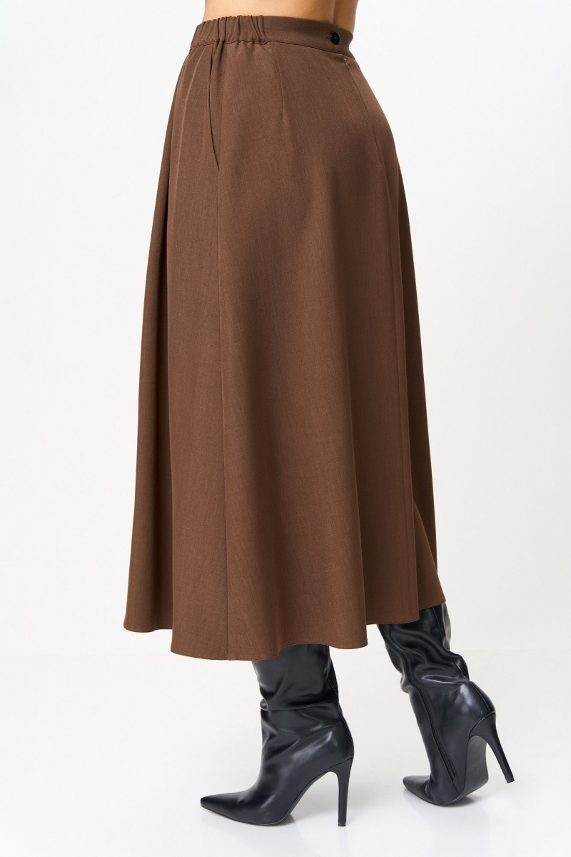 Юбочный комплект Aira Style 24131 коричневый