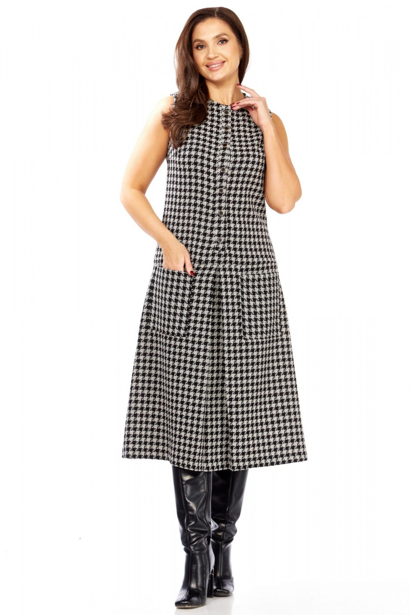 Сарафаны Celentano lite 5064 гусиная_лапка