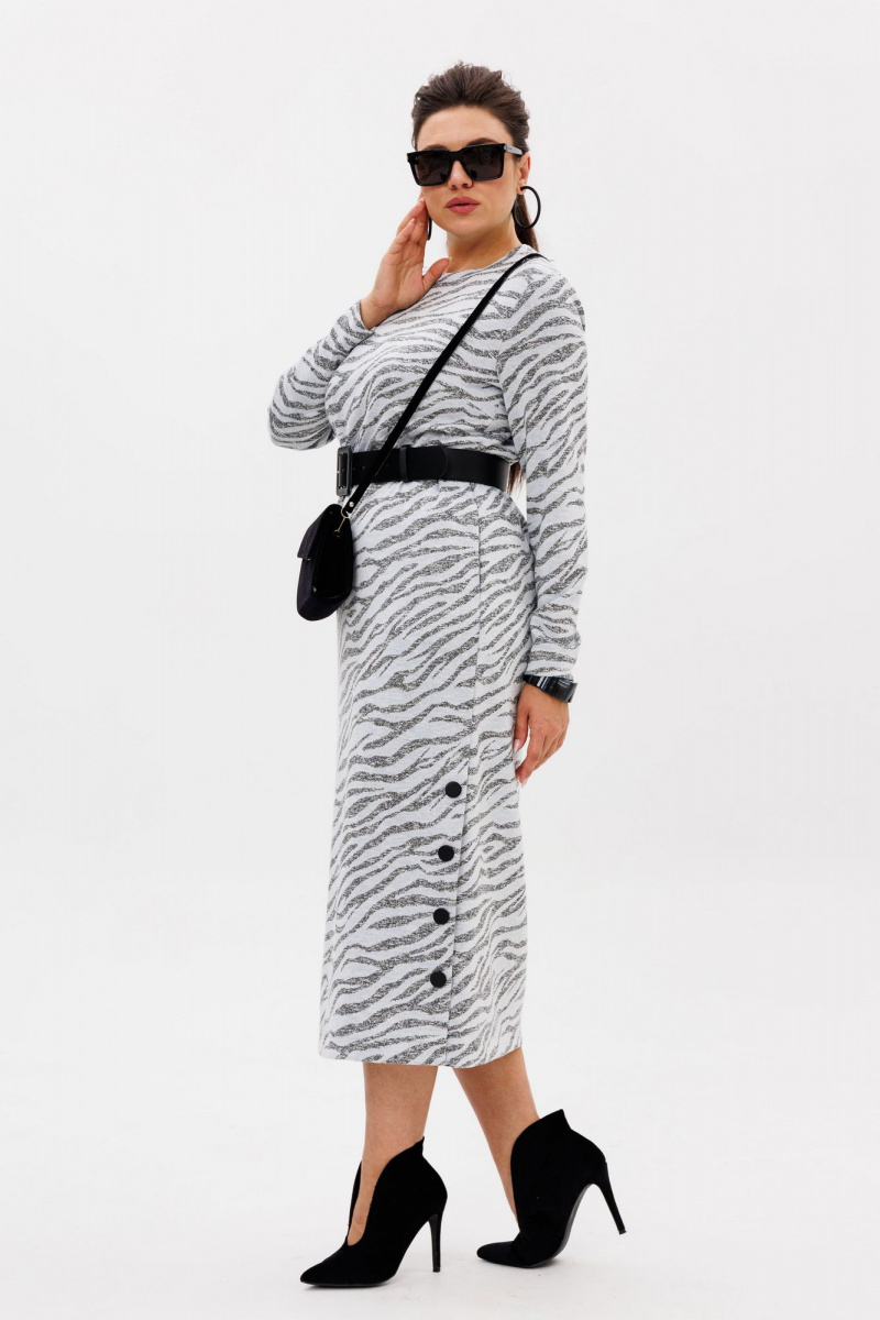 Платья Anelli 1755 серая_магия