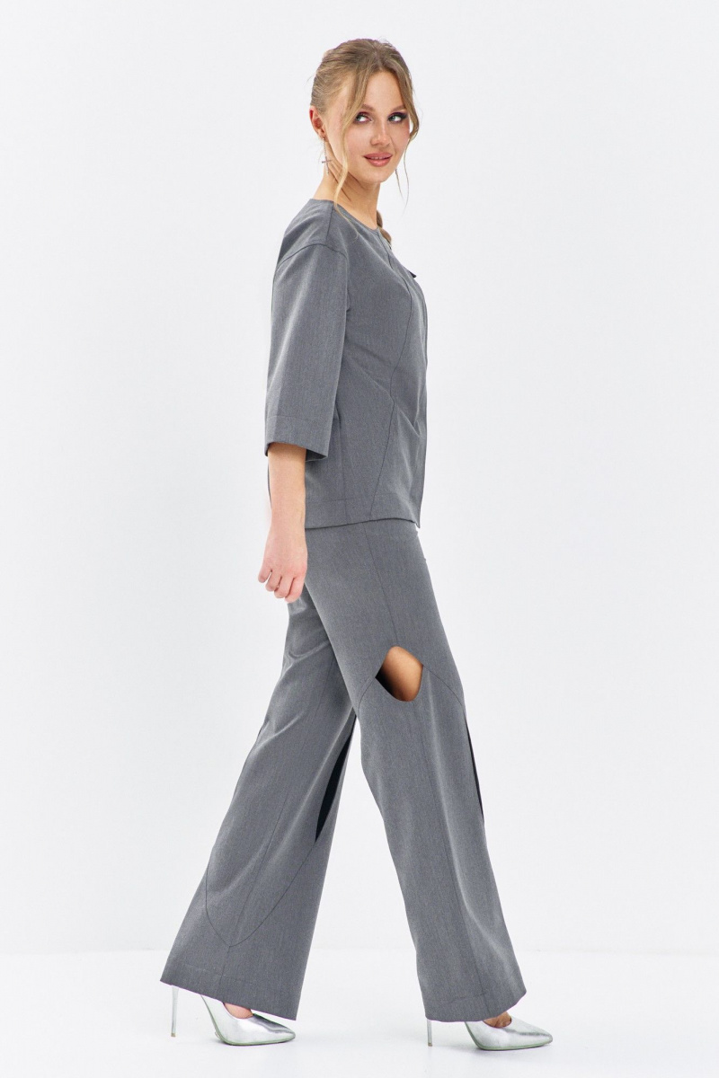 Брючный комплект Euromoda 629 серый