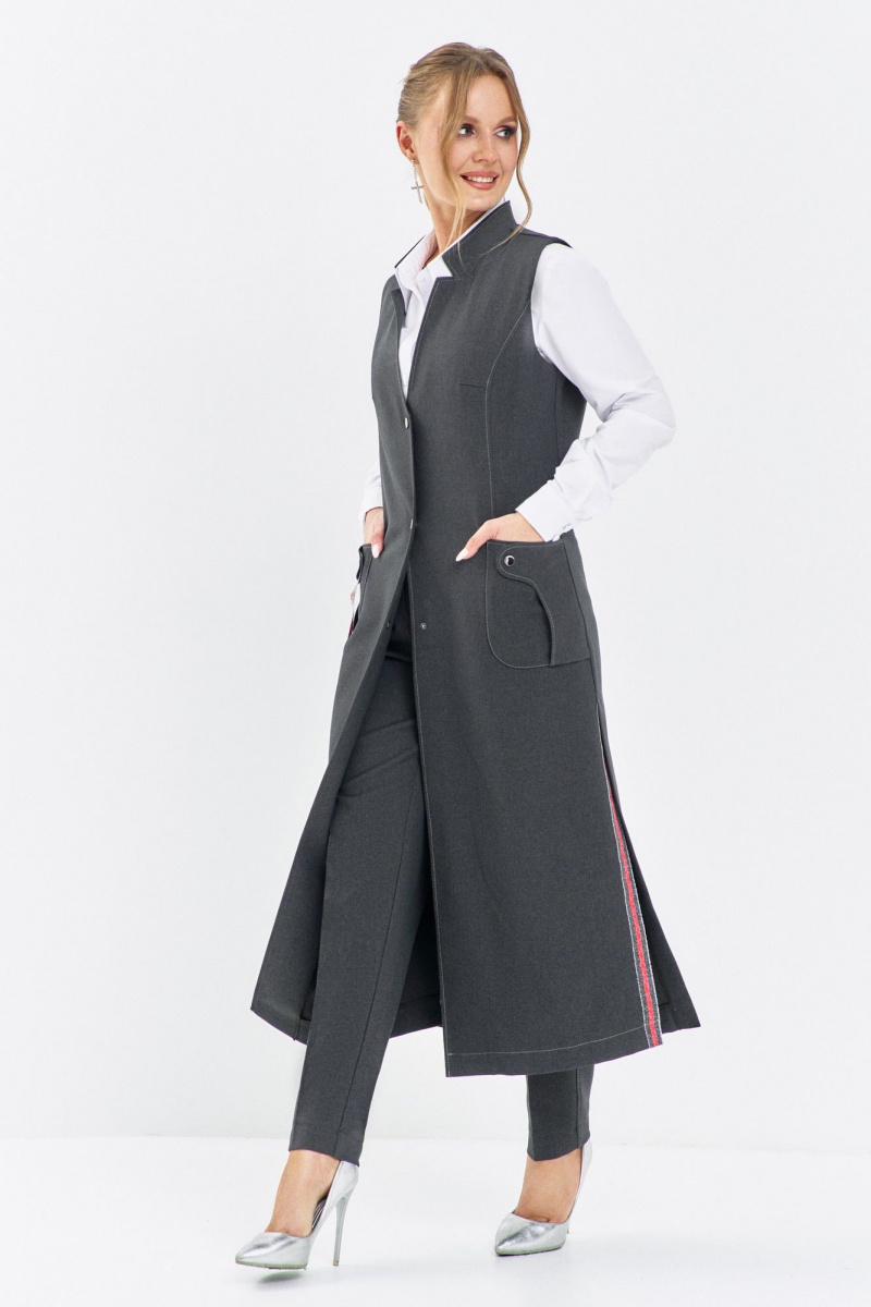 Брючный комплект Euromoda 646 серый