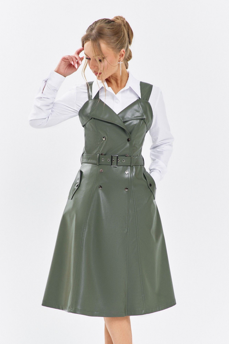 Сарафаны Euromoda 649 хаки