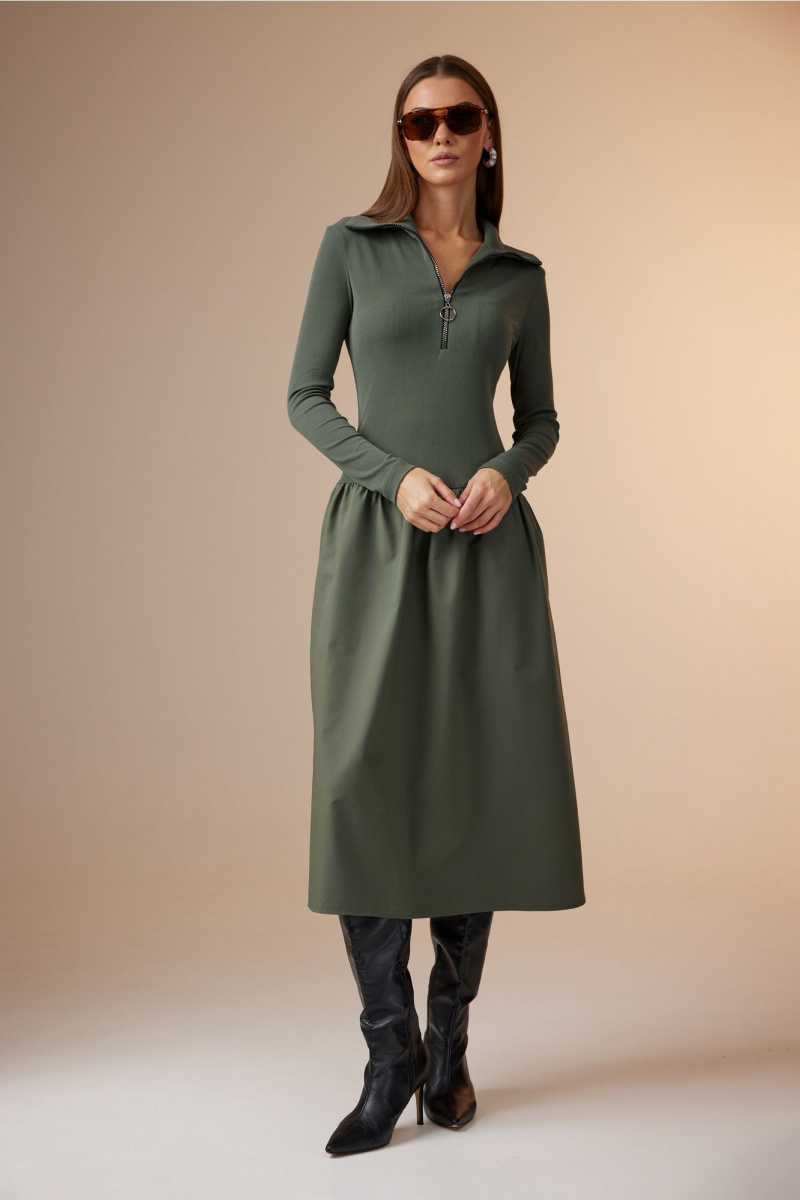 Платья N.O.W. 1621 хаки