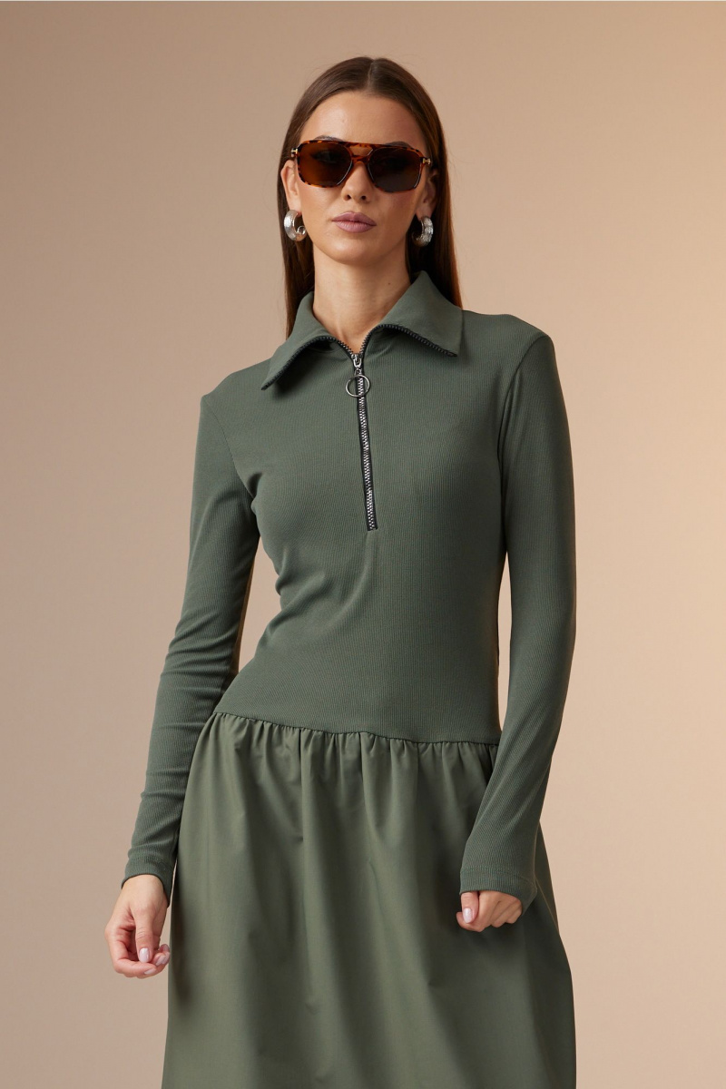 Платья N.O.W. 1621 хаки